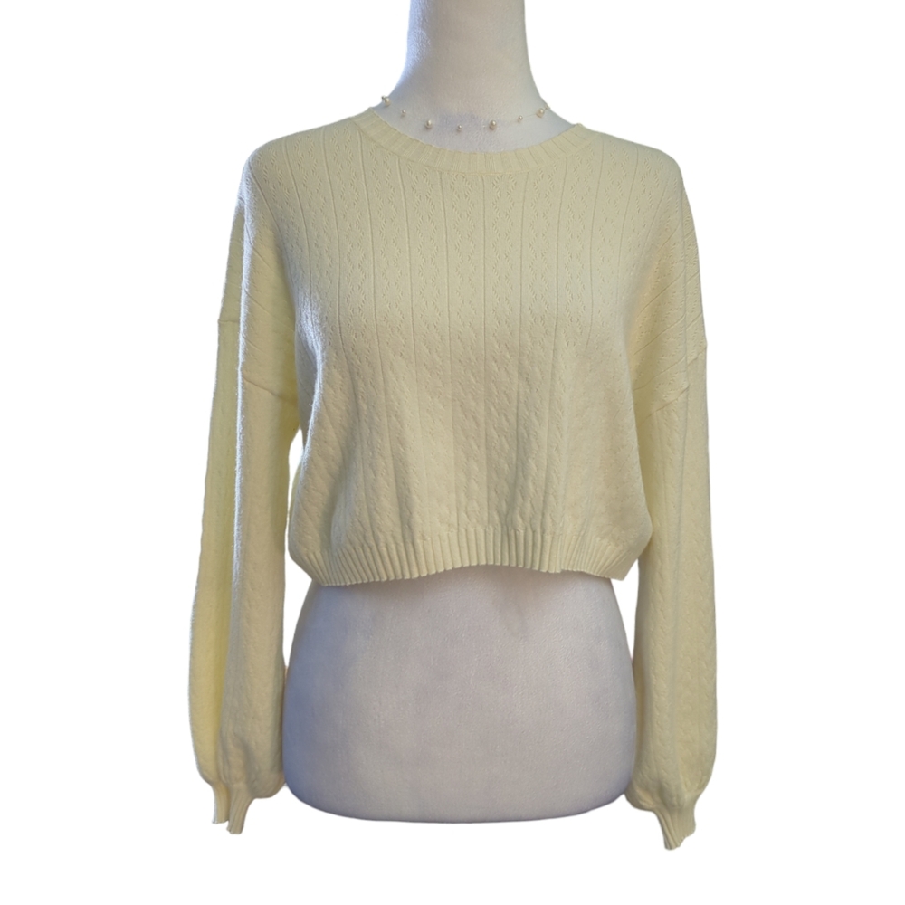Blue Blush sweater Made with love size S color cream